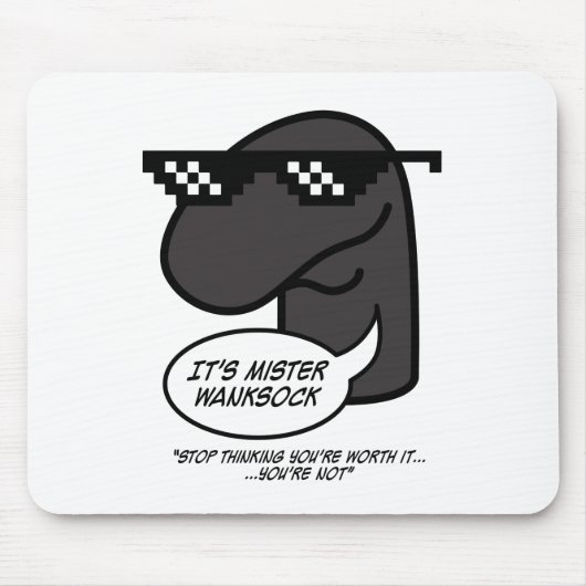 Mr Wanksock Muismat. Muismat (Voorkant)