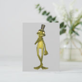 Mr Warts the Cartoon Frog Briefkaart (Staand voorkant)