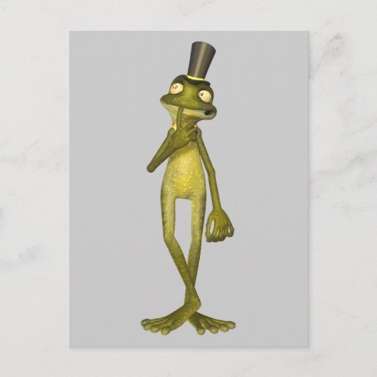 Mr Warts the Cartoon Frog Briefkaart (Voorkant)