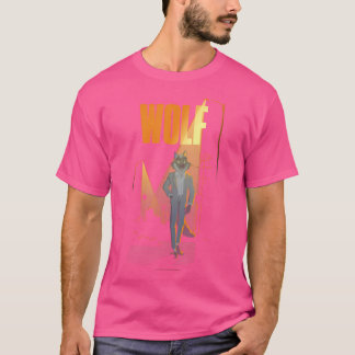 Mr. Wolf City Street Light T-shirt