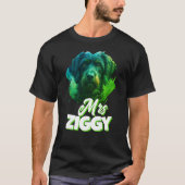 Mr. Ziggy Personalized Dog Photo,Custom Pet Lover T-shirt (Voorkant)