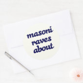 MRA ronde Sticker (Envelop)