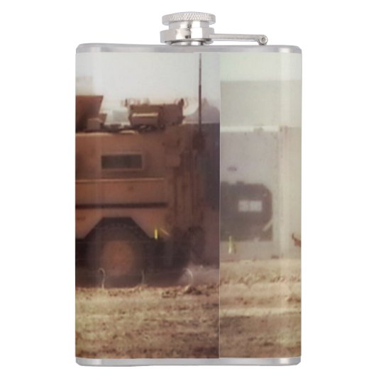 MRAP 8 oz kolf Heupfles (Achterkant)