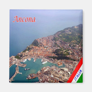 MRC026 ANCONA - Panorama - Marche - Italië - Fridg Magneet