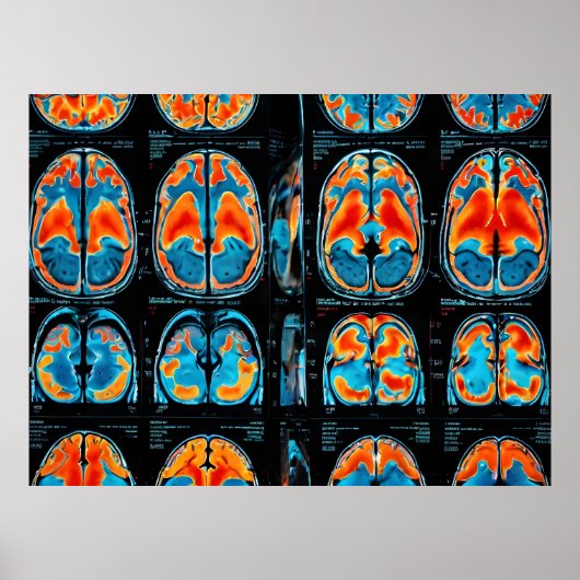 MRI hersenscan Poster (Voorkant)
