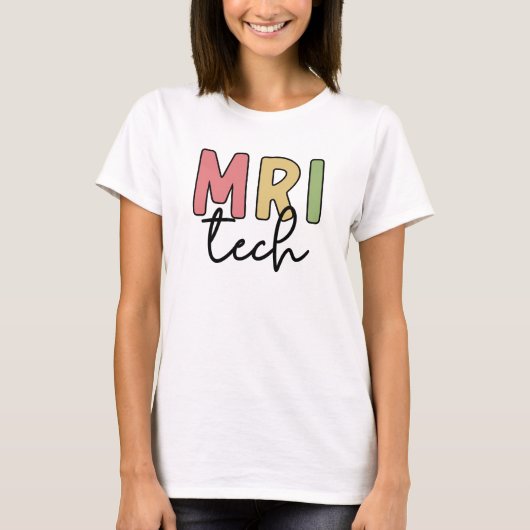 MRI Tech | MRI Technoloog Radiology Technicus T-shirt (Voorkant)