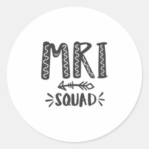 MRI-technologie, mri-technologie, radiologie Ronde Sticker