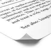 MRI Technoloog Personalistisch cadeau Poster (Hoek)