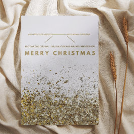 mRNA Biologie vrolijk kerstfeest Feestdagenkaart