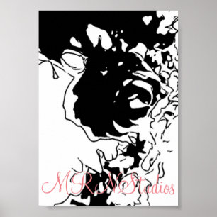 MRNStudios Bloem Doodle Poster