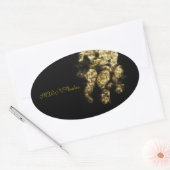 MRNStudios Bud Gilt Ovale Sticker (Envelop)