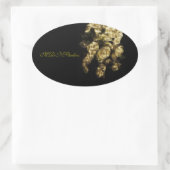 MRNStudios Bud Gilt Ovale Sticker (Tas)