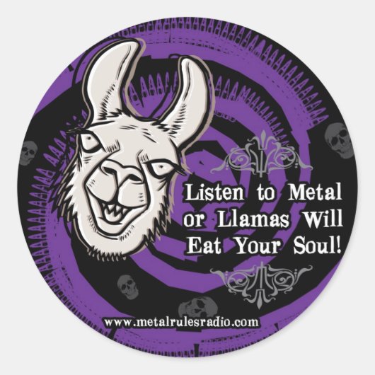 MRR Llama Sticker (Voorkant)