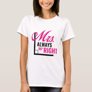 Mrs Altijd goed T-shirt