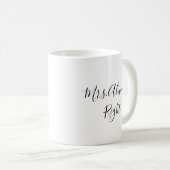 Mrs Always Right Script Mok Trouwcadeau (Voorkant rechts)
