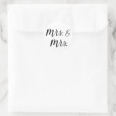 Mrs. and Mrs. stickers (Tas)