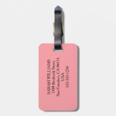 MRS BAGAGELABEL (Achterkant verticaal)