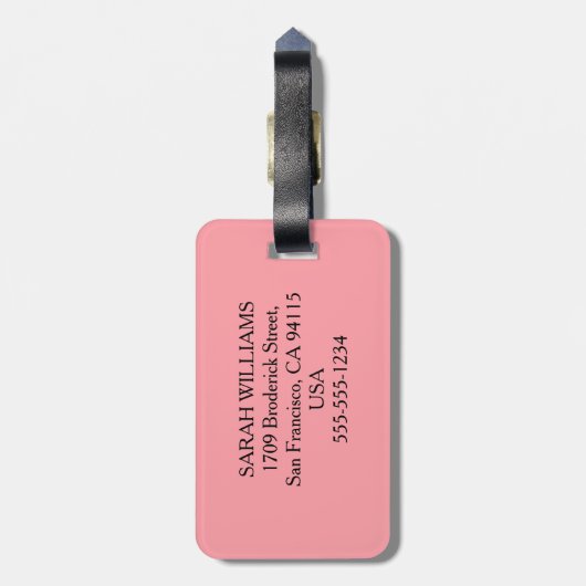 MRS BAGAGELABEL (Achterkant verticaal)