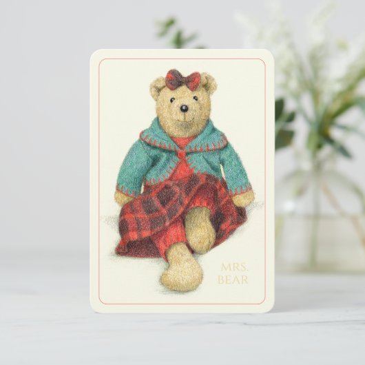 MRS. BAIN 3,5x5 carte plate II (Debout devant)