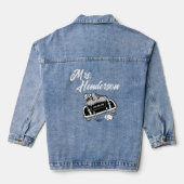 Mrs Brides Achternaam Denim Jas Jacket (Achterkant)