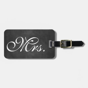 Mrs Chalkboard Bagagelabel