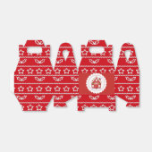 Mrs Claus Bakkerij Kerstmis bakken feestdoos Bedankdoosjes (Uitgevouwen)