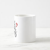 Mrs Claus Black Script met Pet Holiday Mok (Center)