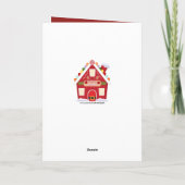 Mrs Claus Boulangerie Noël ajouter la carte de mes (Dos)