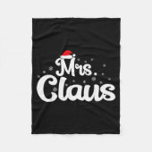 Mrs Claus Christmas Family Matching Pajama Fleece Deken (Voorkant)