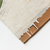 Mrs Claus Holiday Baking Delight Fleece Deken (Hoek)