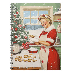 Mrs Claus Holiday Baking Delight Notitieboek