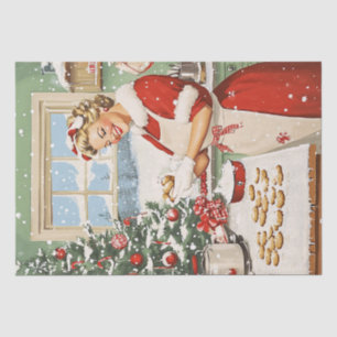 Mrs Claus Holiday Baking Delight Tissuepapier