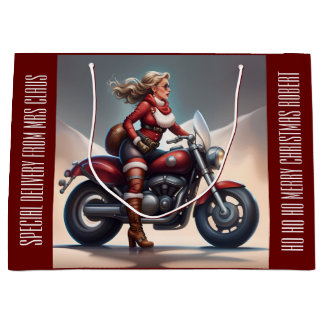 Mrs Claus Levering gepersonaliseerd Groot Cadeauzakje