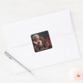 Mrs Claus Wine Stickers (Enveloppe)