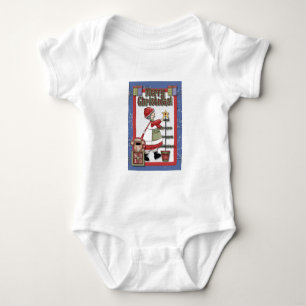 Mrs Clause Tree Decorating Romper
