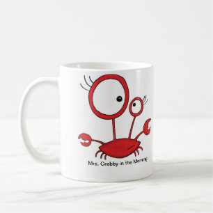 Mrs Crabby in de ochtend Koffiemok