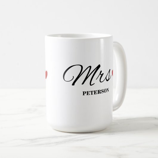 MRS Custom Koppel Mok Huwelijksmok Jubileum (Voorkant rechts)