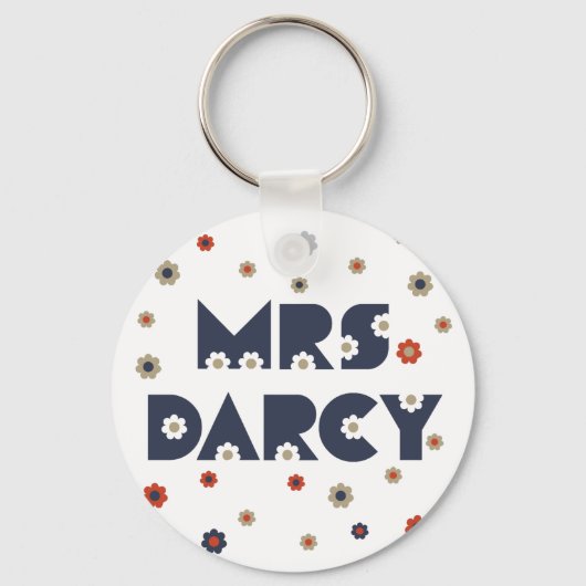 Mrs Darcy Sleutelhanger (Voorkant)