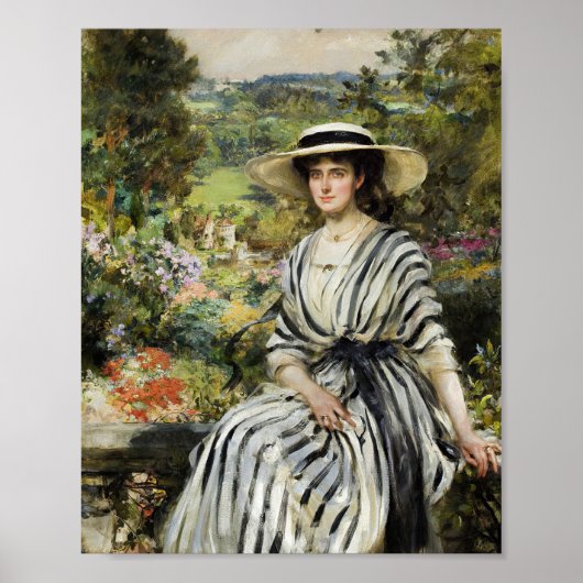 Mrs Edward Windsor Hussey | James Jebusa Shannon Poster (Voorkant)
