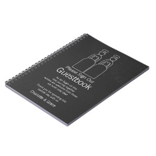 Mrs en Mrs Doodle Lesbische Bruiden Gastenboek Notitieboek
