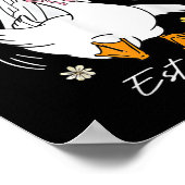 Mrs Gekke Goose Paar Matching Wedding Funny Bri Poster (Hoek)