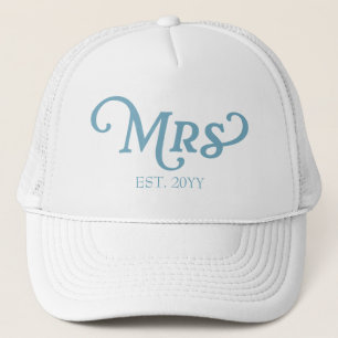 MRS Hoed Oprichtingsjaar Bruidsjurk Hoed Hen Party Trucker Pet