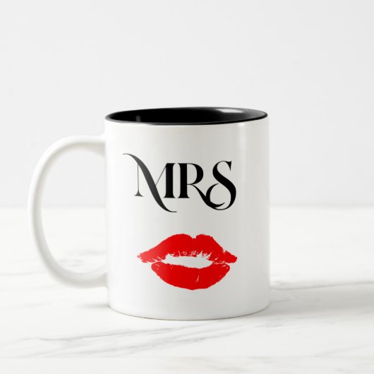 Mrs Lips Coffee Mok (Links)