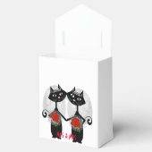 Mrs + Mrs Lesbisch Huwelijk Kat Schattige Bruiden  Bedankdoosjes (Geopend)