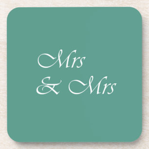 Mrs & Mrs Typografie Onderzetter