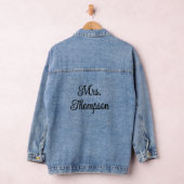 Mrs. Name Denim Jacket (Hangar)