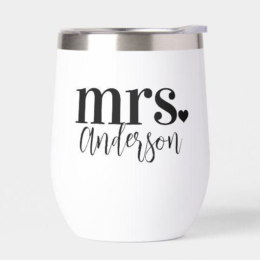 MRS. Nom Mariage personnalisé (Gauche)