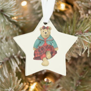 MRS. OURS Acrylique Star Ornement