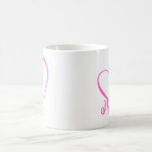 Mrs. Pink Heart Mug (Centre)