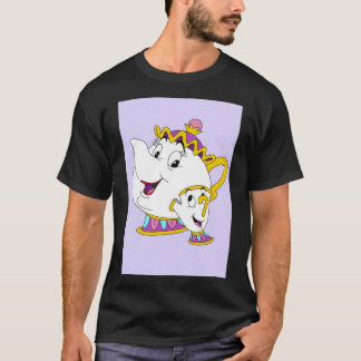 Mrs Potts en Chip Spiral Notitieboek T-shirt
